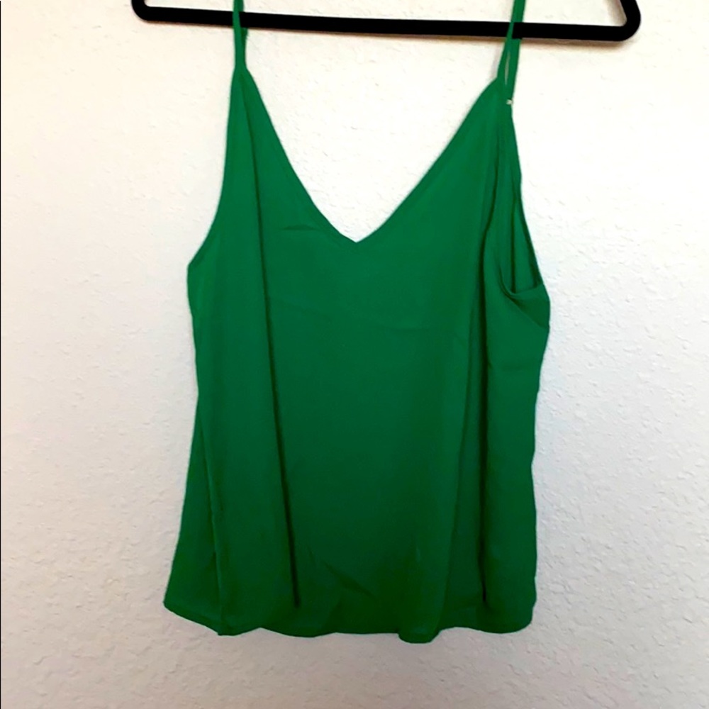 Green blouse